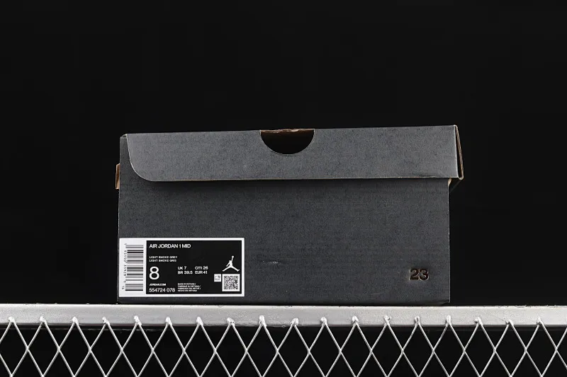 All categories Air Jordan Jordan series basketball shoes Air Jordan 1 Mid Air Jordan 1 Mid AJ1 Joe 1 ice blue gray China casual sneakers 554724-078
